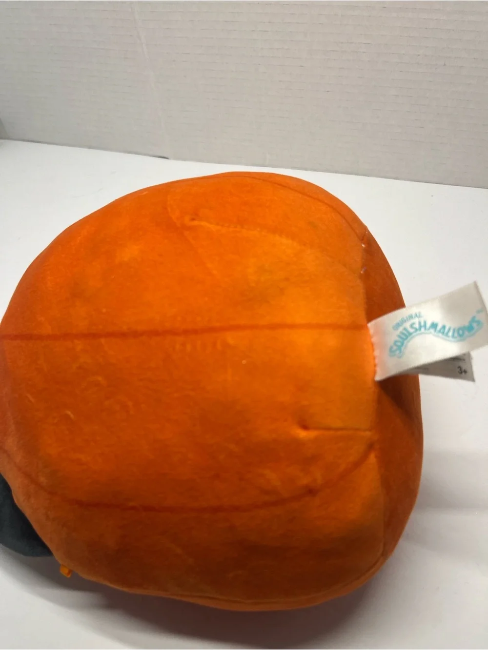 Plush Cat Halloween Pumpkin Cat Squishmallow- Orange and Black